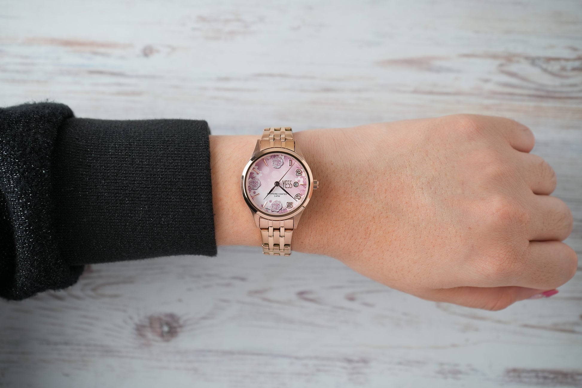 Reloj Yess Mujer Original Oro Rosa Y25050-3
