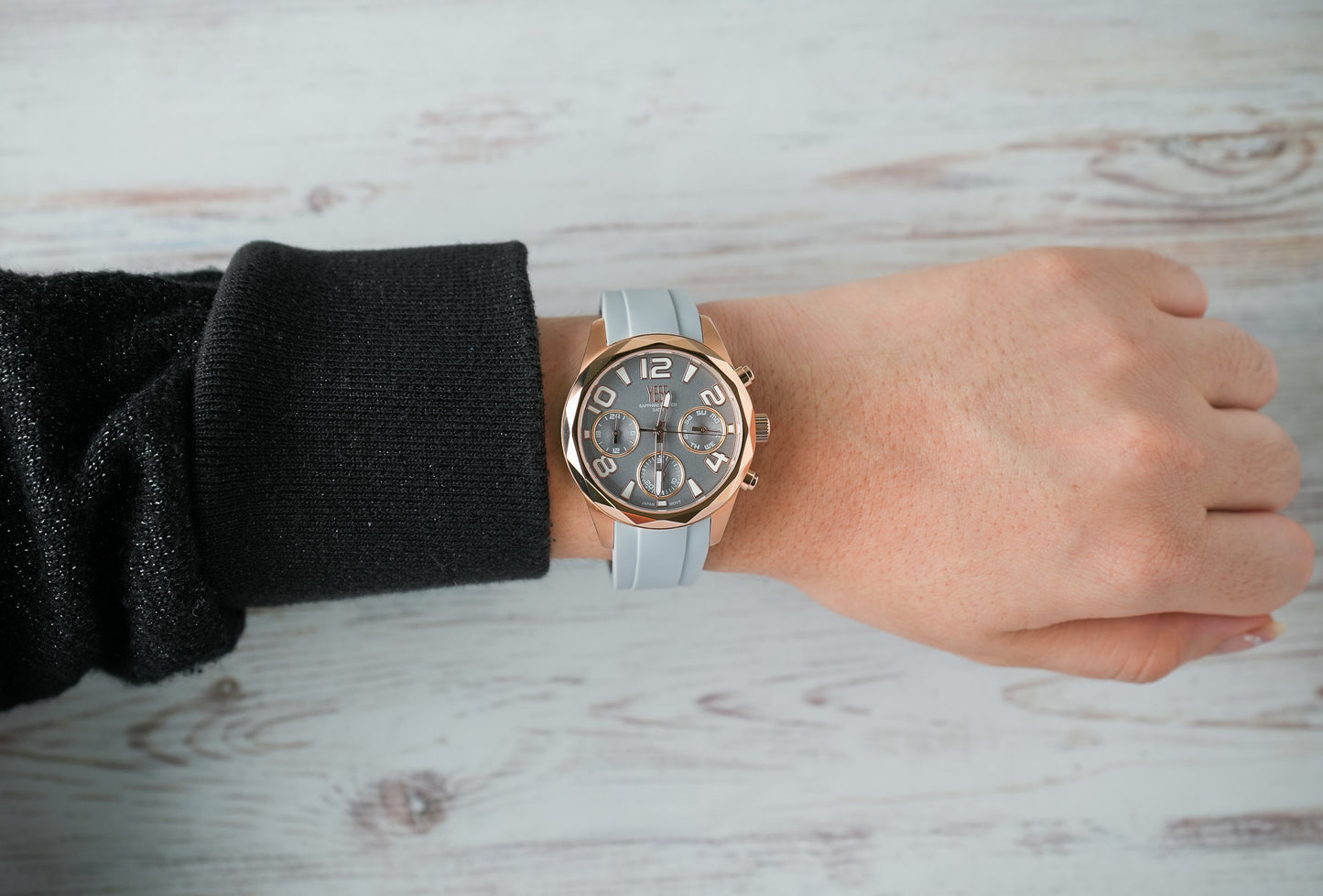 Reloj Yess Mujer Original Gris SMT-251178-7