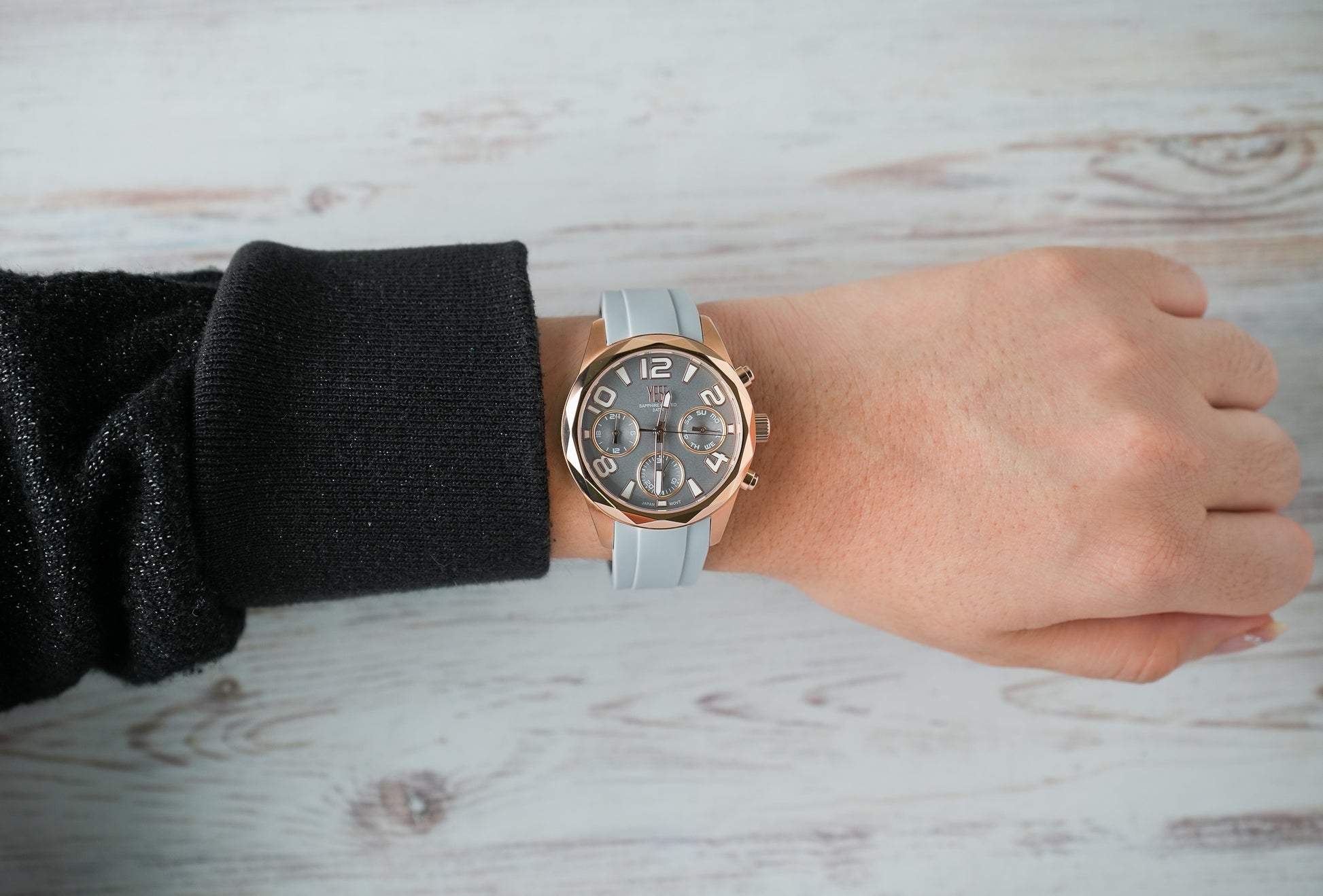 Reloj Yess Mujer Original Gris SMT-251178-7