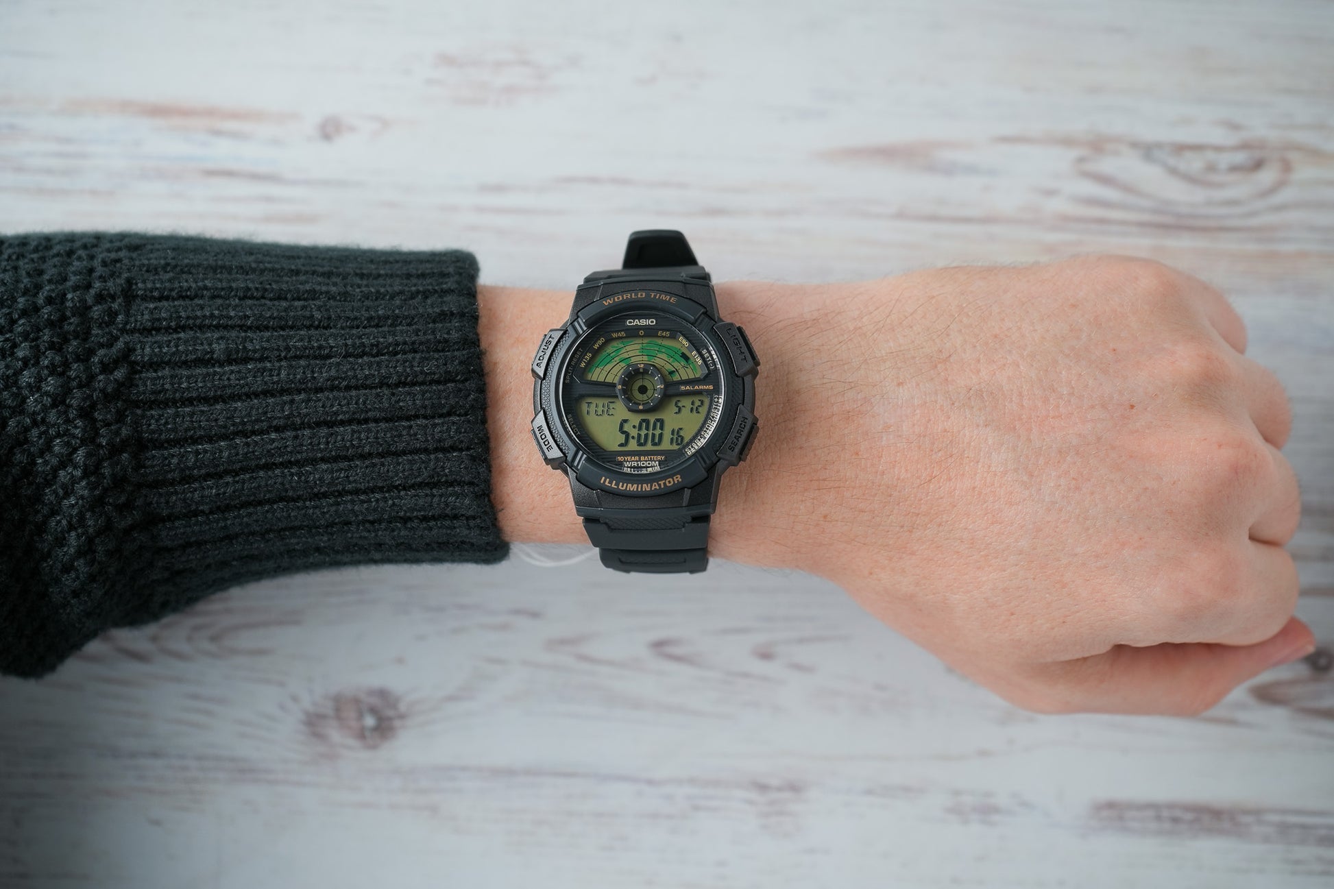 Reloj Casio Hombre Original Negro AE-1100W-1BV