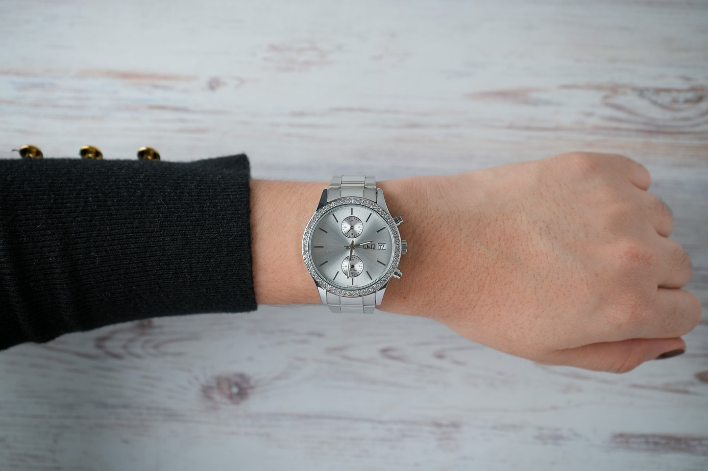 Reloj Q&Q Original Mujer Plateado C70A002Y