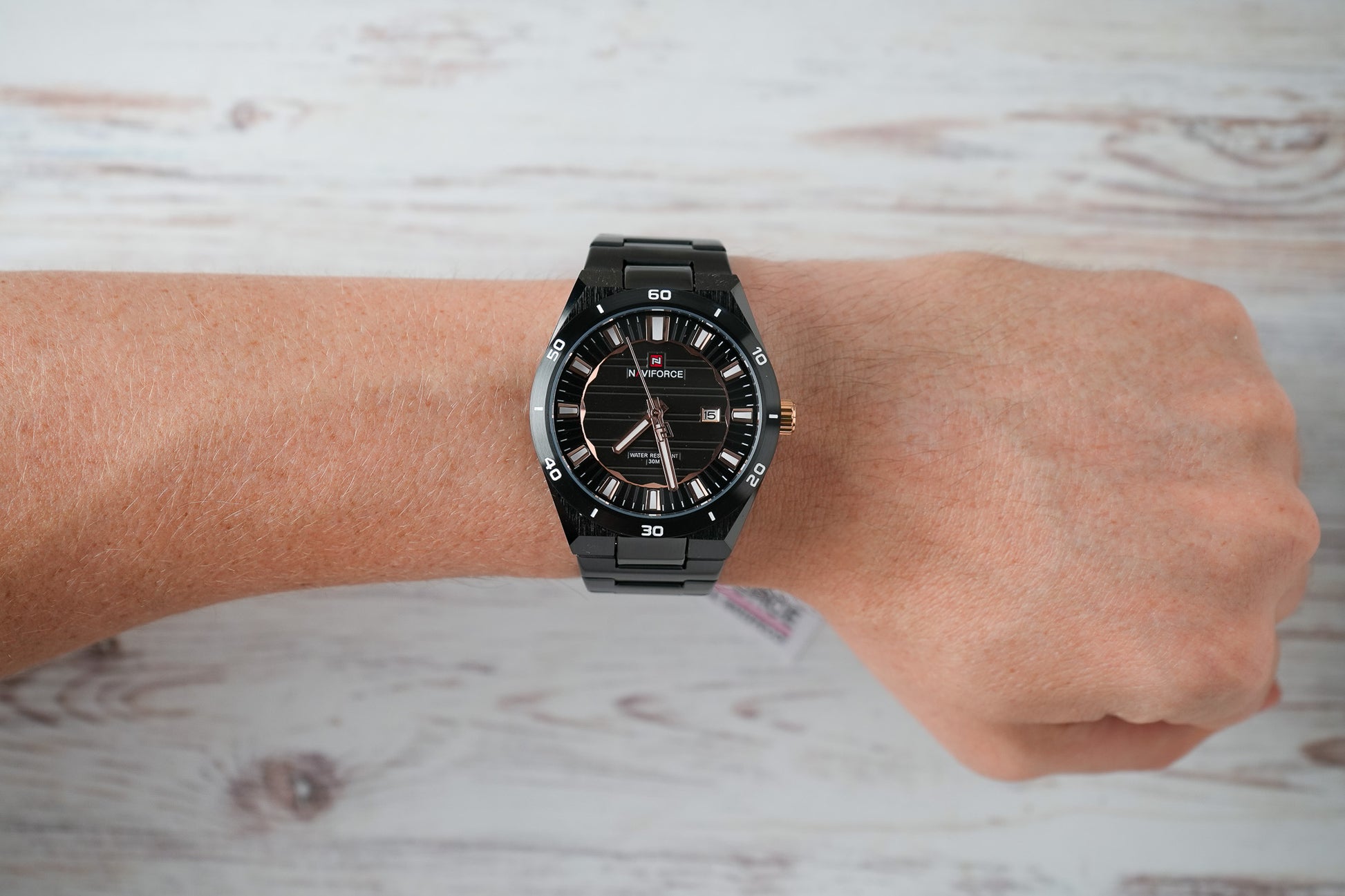 Reloj Naviforce Hombre Original Negro NF9268-NEOR
