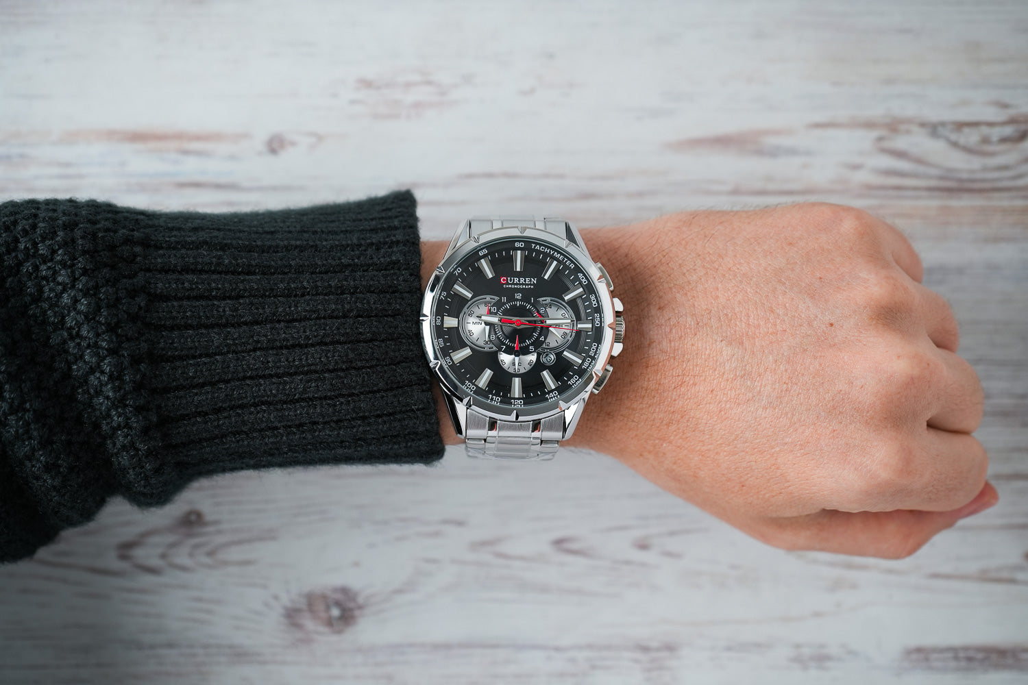 Reloj Curren Hombre Plateado CU8363-PLNE