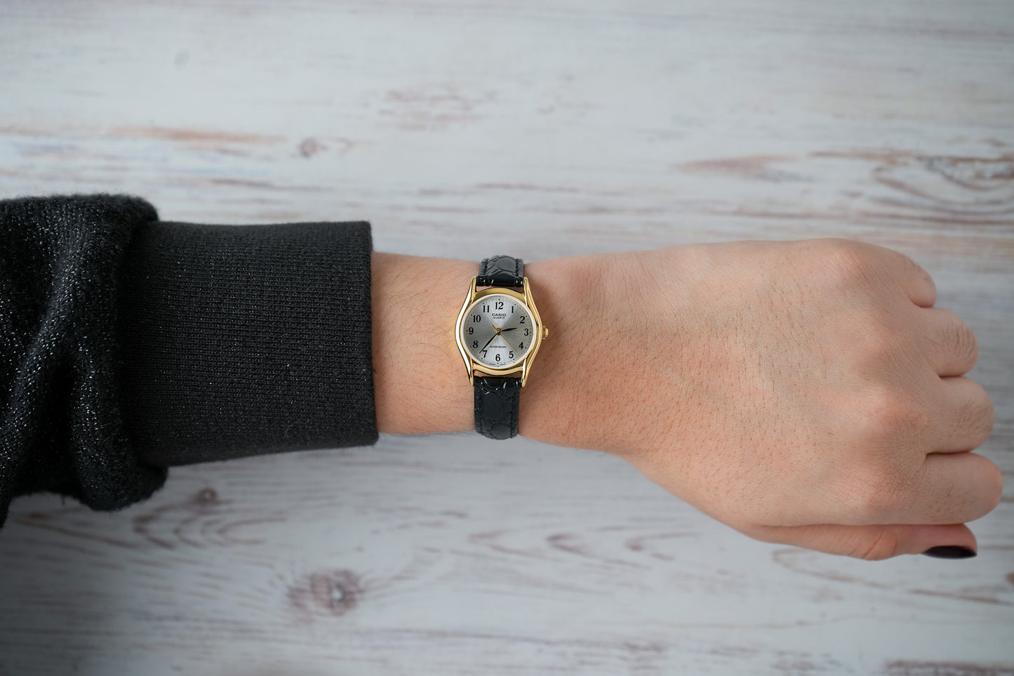 Reloj Casio Original Mujer Negro LTP-1094Q-7B2R
