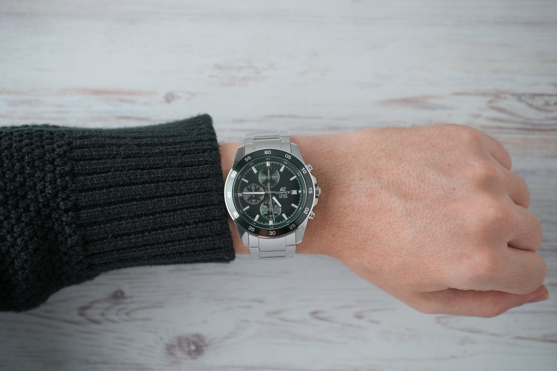Reloj Casio Edifice Hombre Original Plateado EFR-526D-3AV