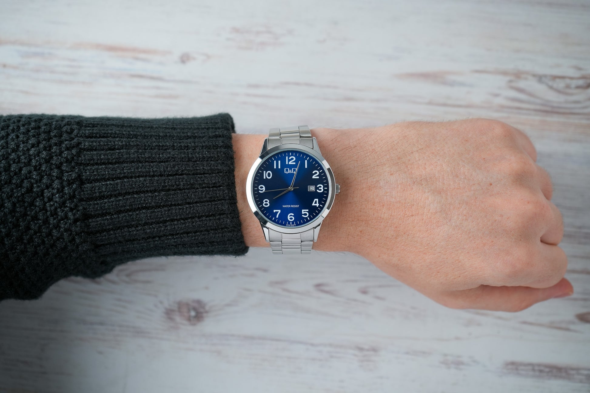 Reloj Q&Q Original Hombre Plateado A44A002Y