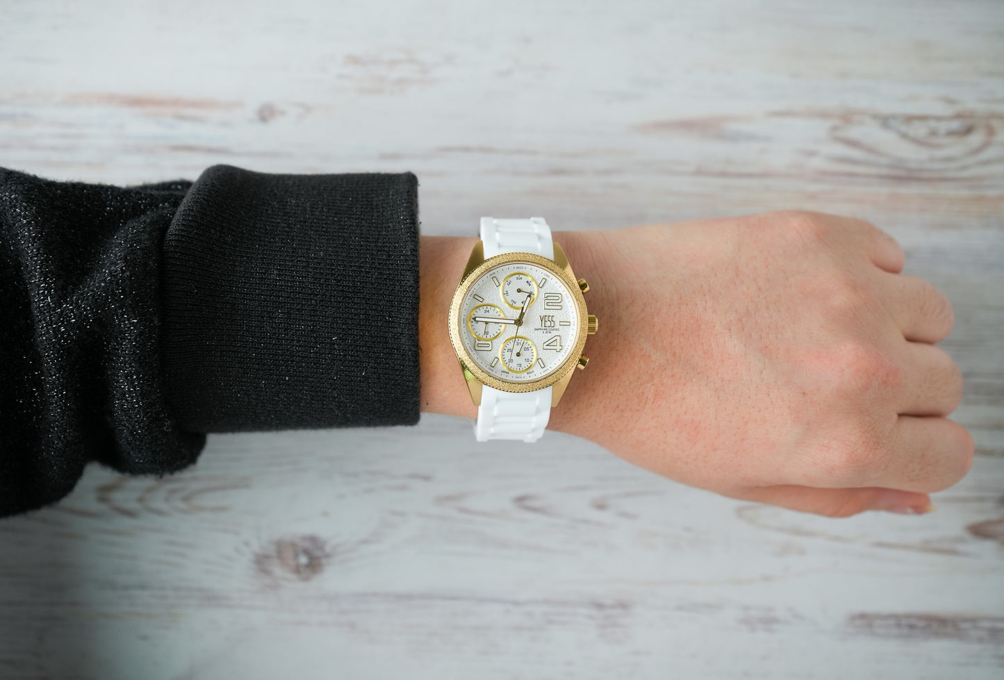 Reloj Yess Mujer Original Blanco SMT-251103-4