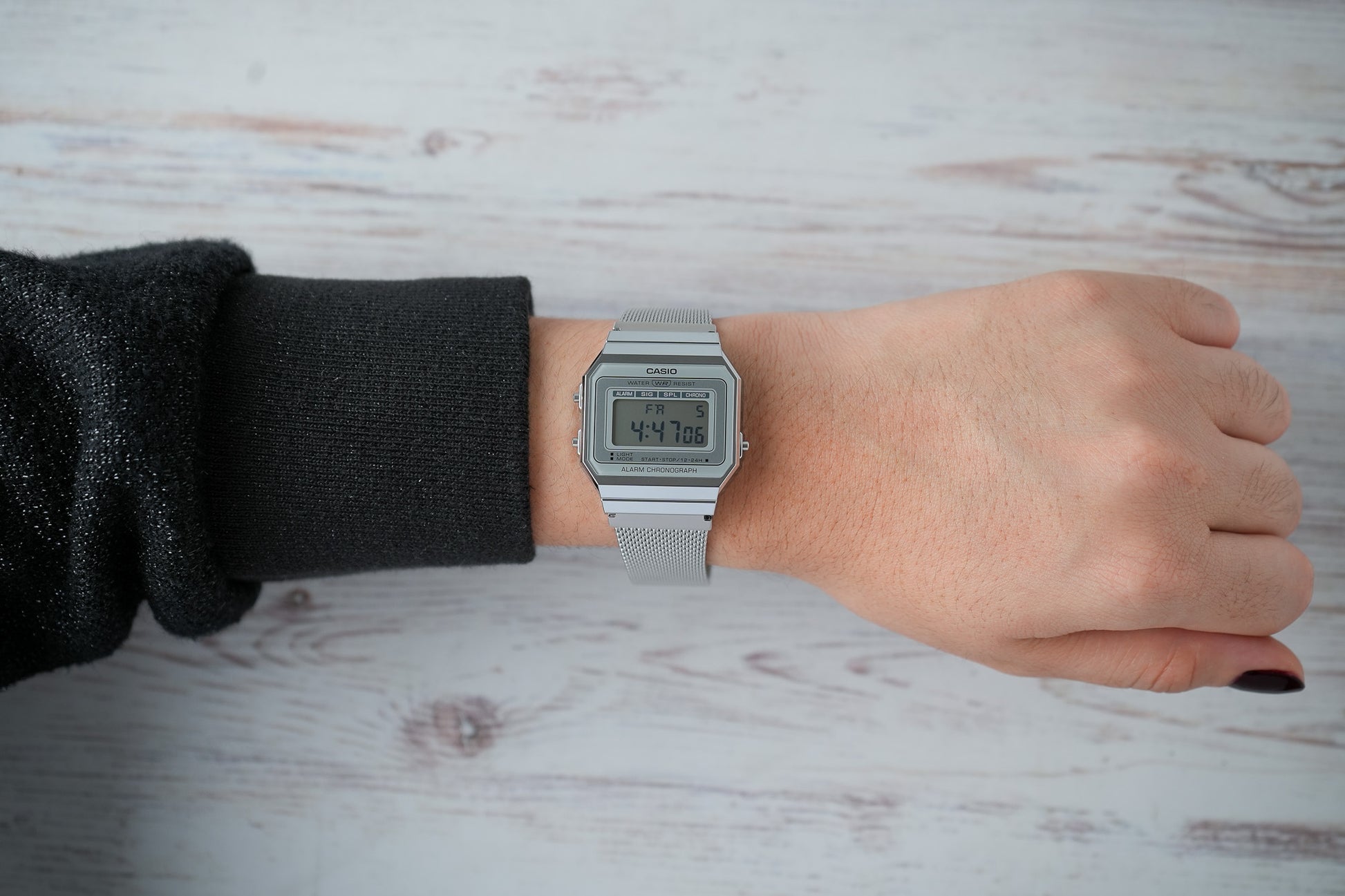Reloj Casio Original Unisex Plateado A700WM-7A