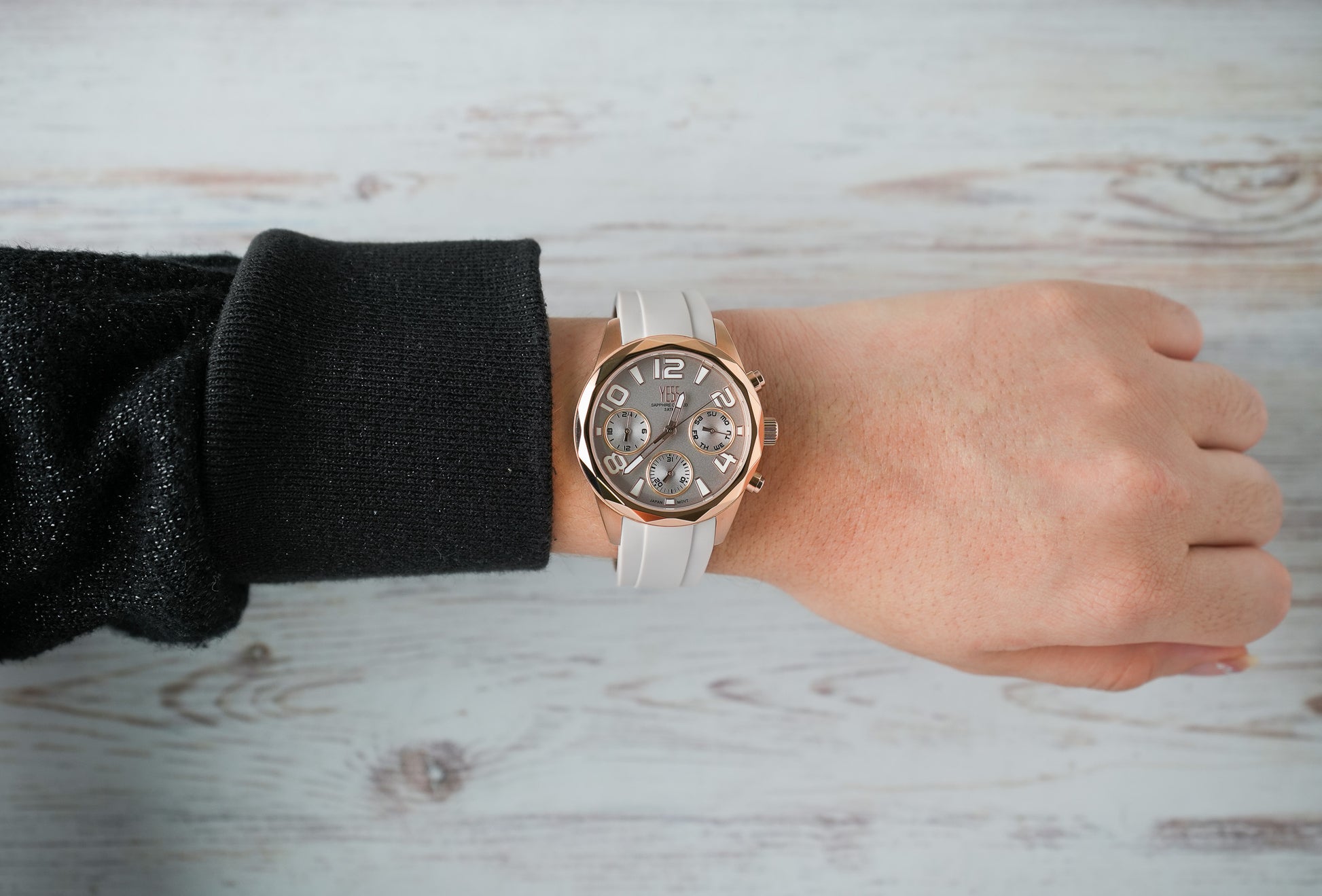 Reloj Yess Mujer Original Gris SMT-251178-6