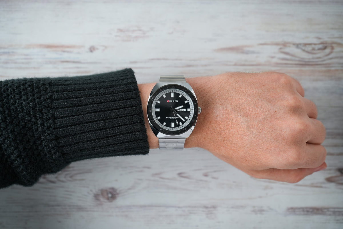 Reloj Curren Hombre Original Plateado CU8473-PLNE