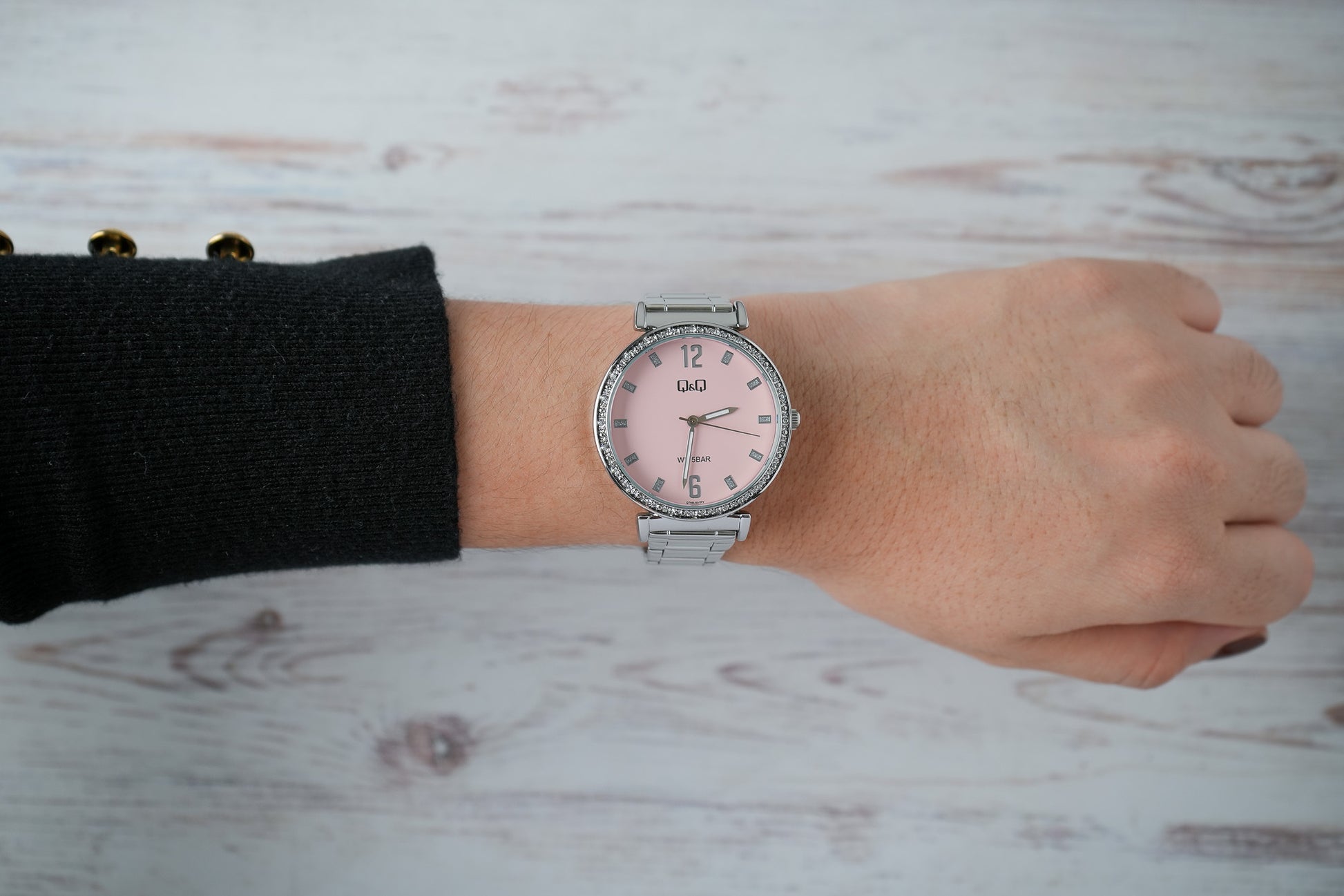 Reloj Q&Q Mujer Original Plateado Q79B501Y