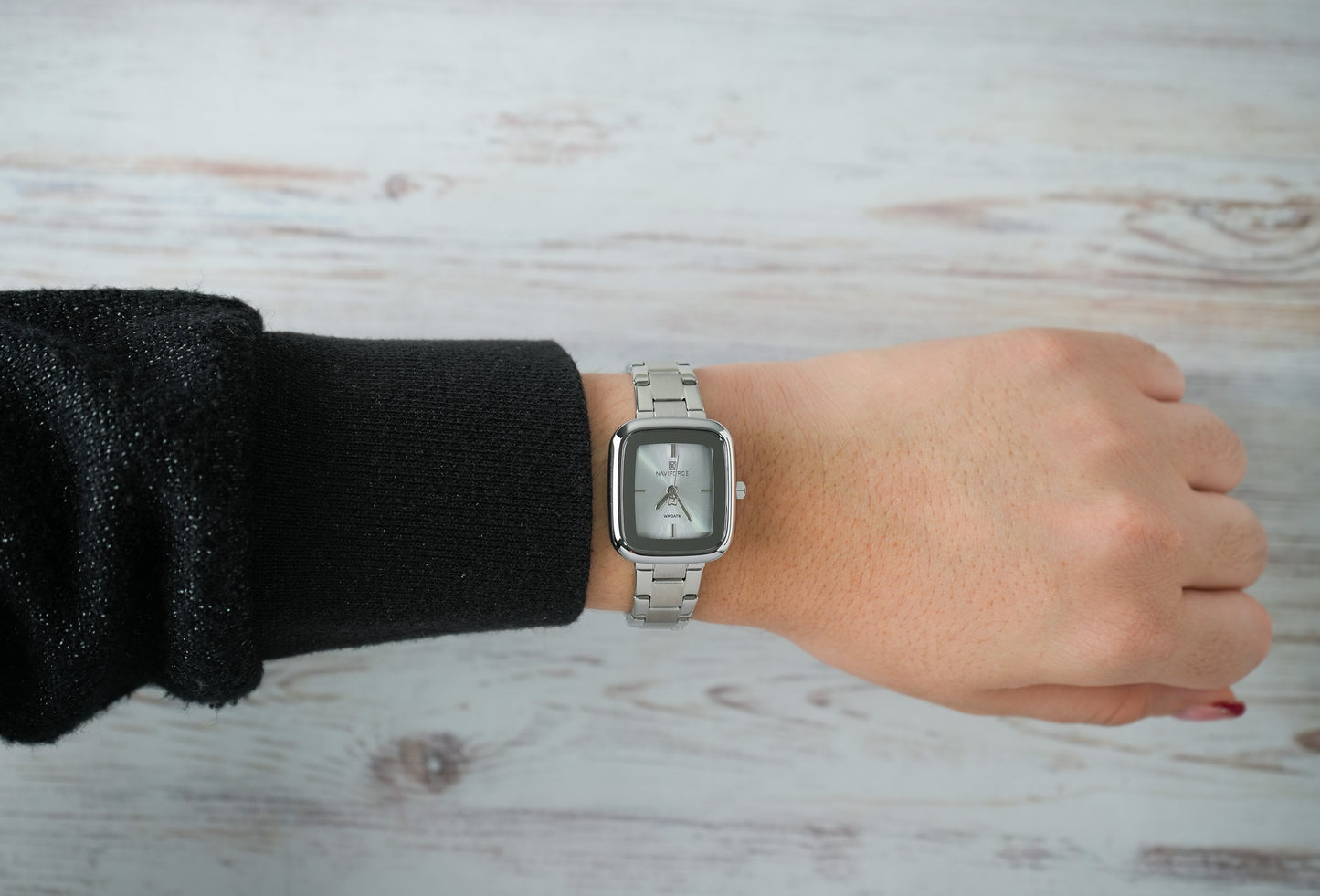 Reloj Naviforce Mujer Original Plateado NF5075-PLPL