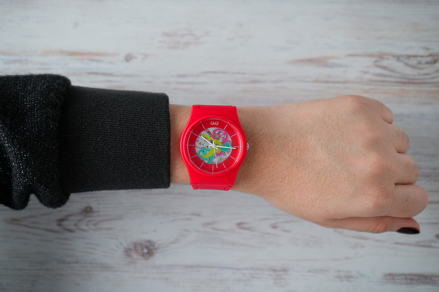 Reloj Q&Q Mujer Original Rojo V41A504Y