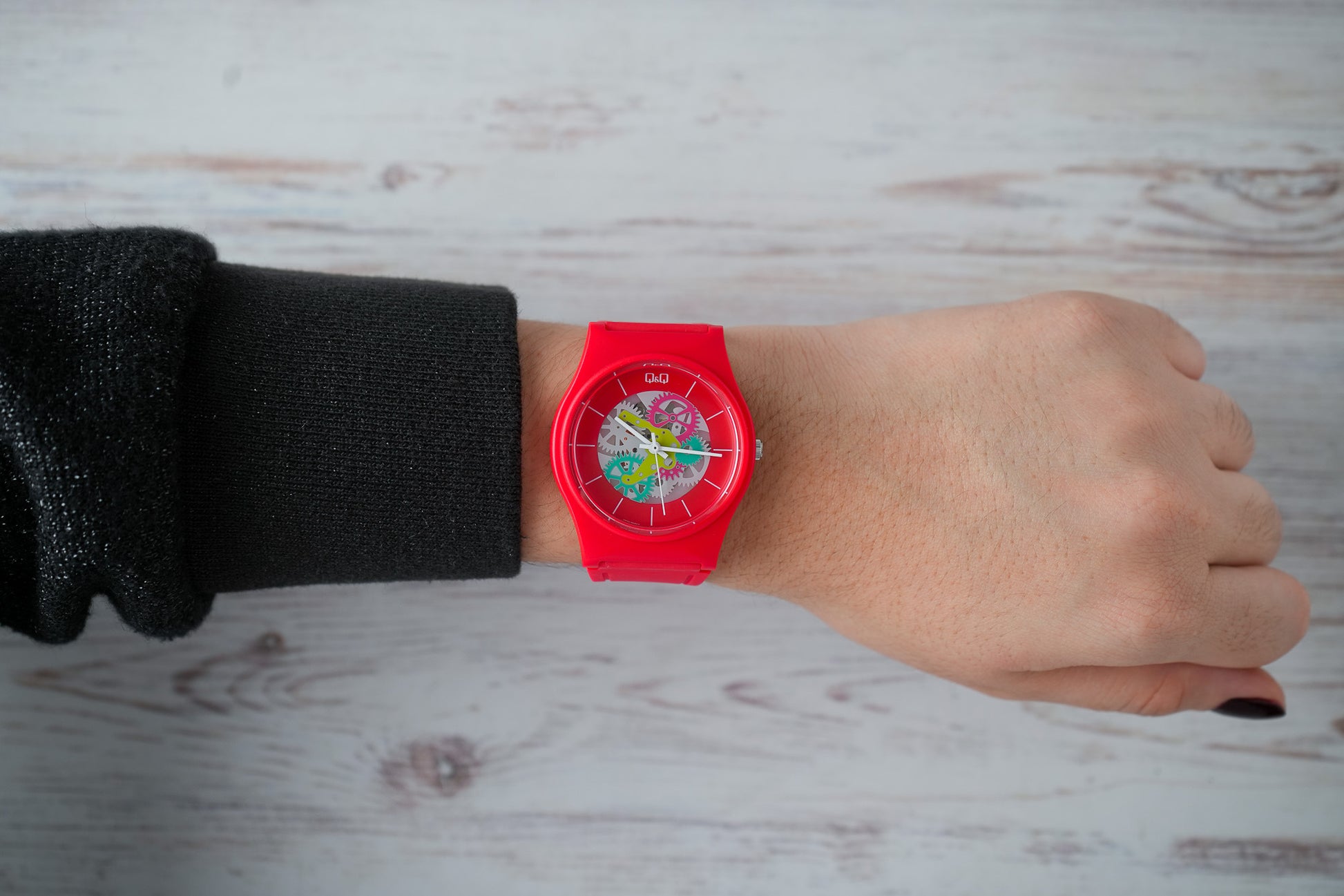 Reloj Q&Q Mujer Original Rojo V41A504Y