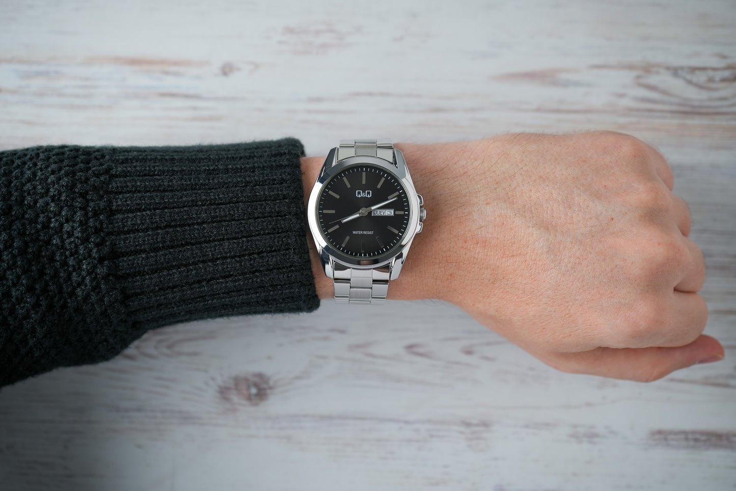 Reloj Q&Q Original Hombre Plateado A05A005Y