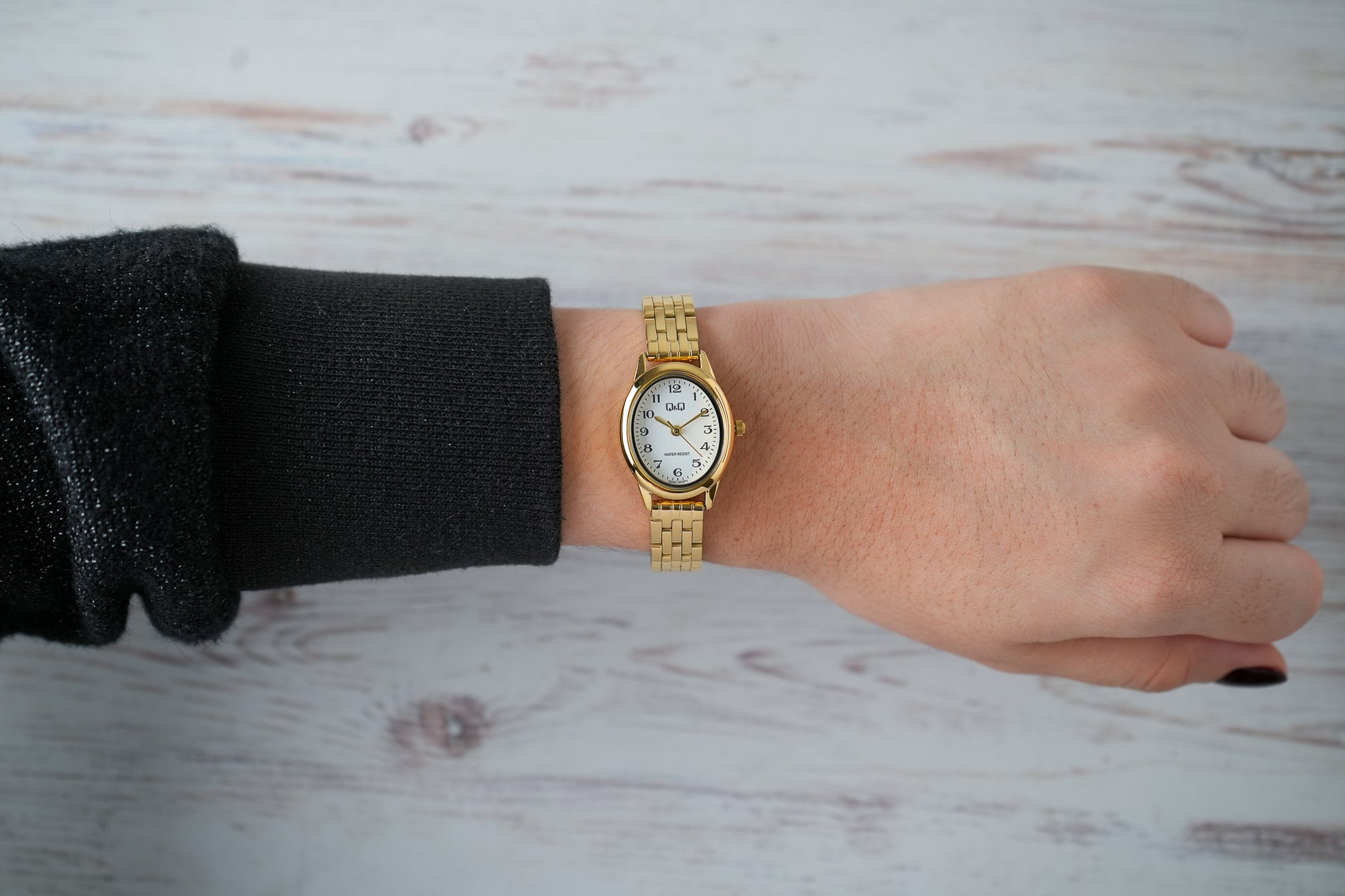 Reloj Q&Q Original Mujer Dorado Q34C003Y