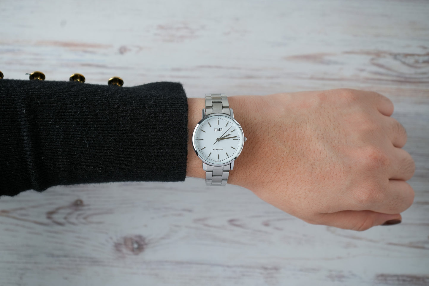 Reloj Q&Q Original Mujer Plateado C65A005Y