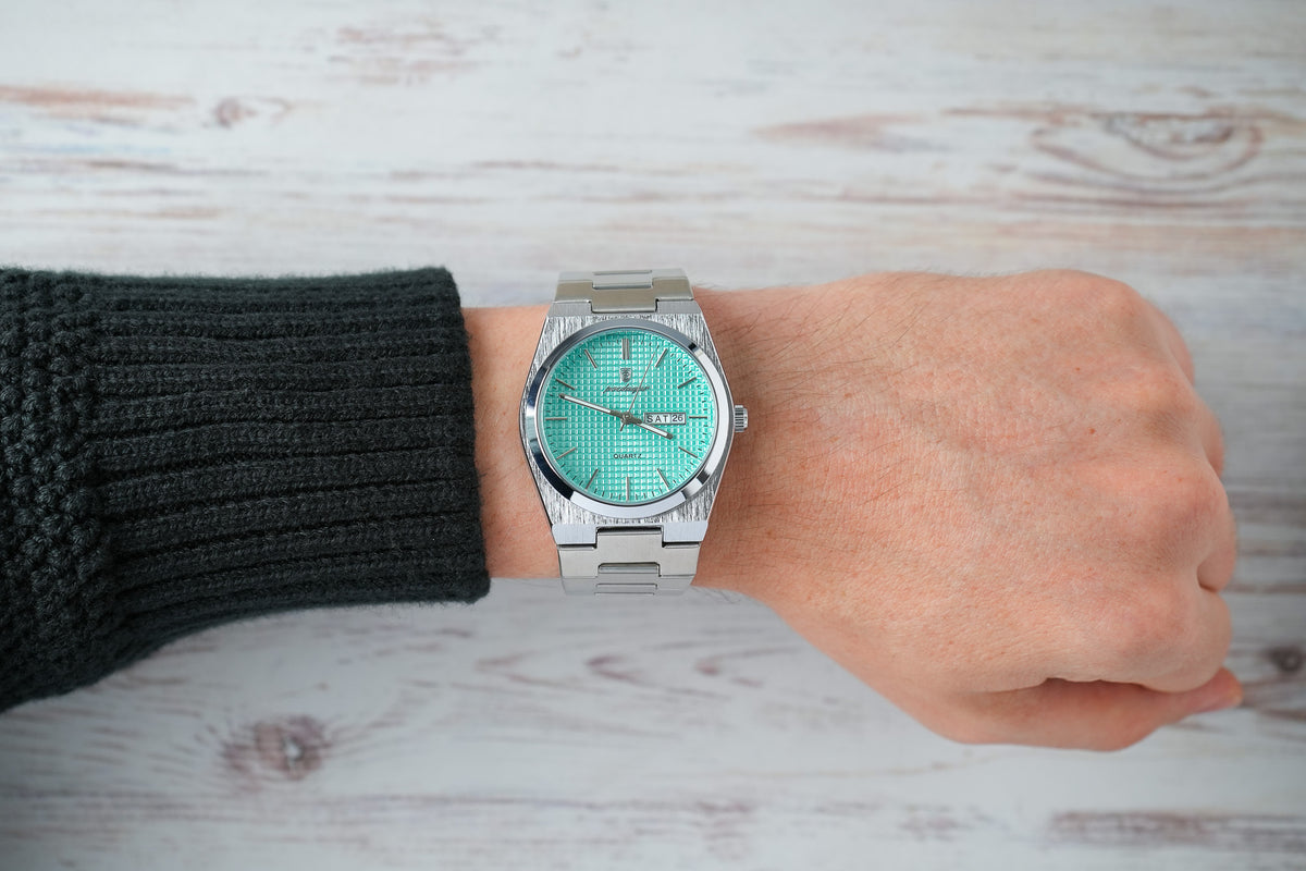 Reloj Poedagar Hombre Original Plateado PG-821-PLME