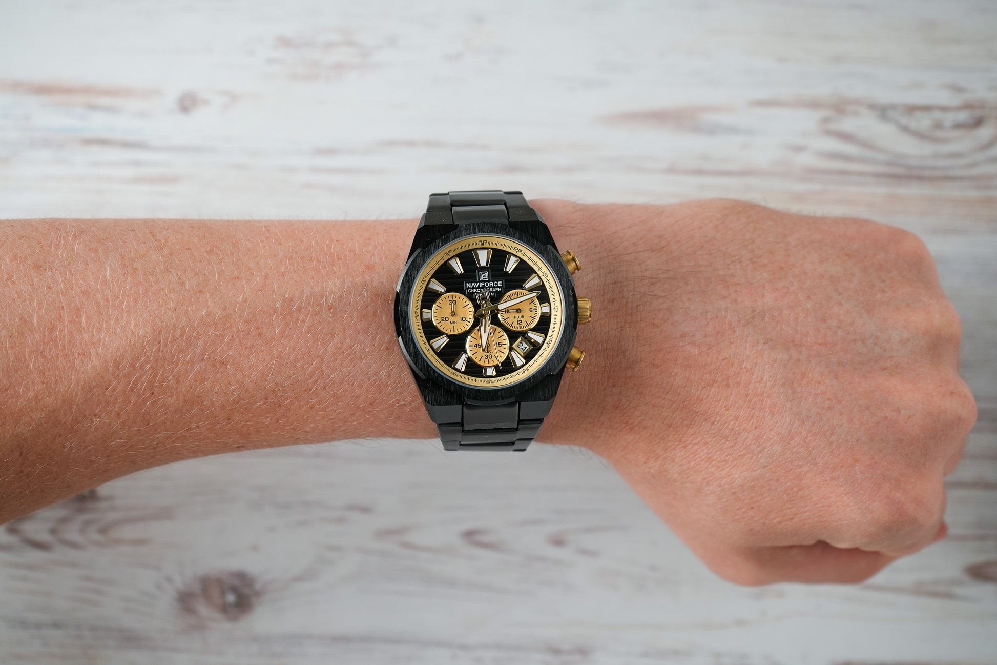 Reloj Naviforce Hombre Original Negro NF8081-NEDO