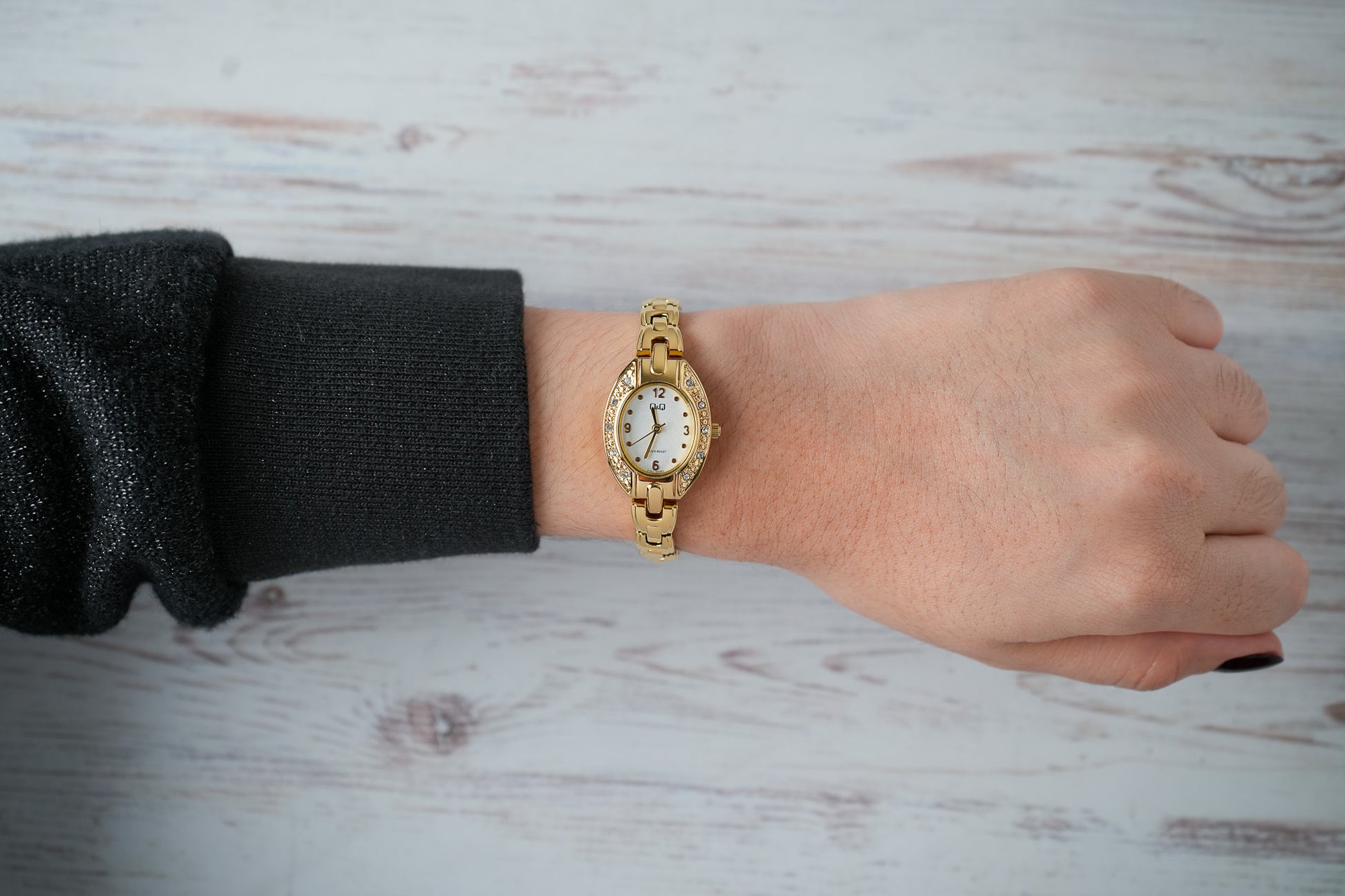 Reloj Q&Q Original Mujer Dorado F15A002Y