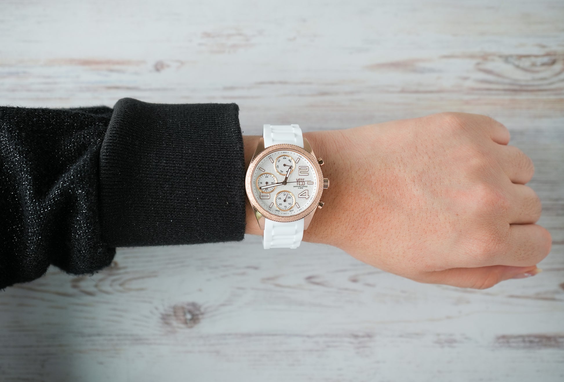 Reloj Yess Mujer Original Blanco SMT-251103-1
