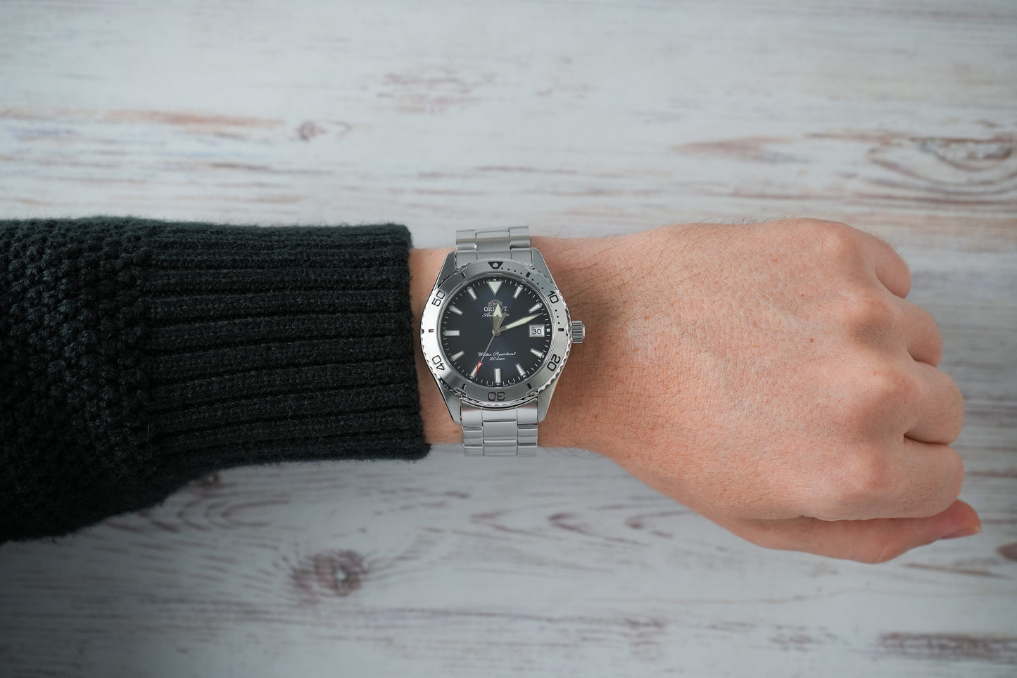 Reloj Orient Hombre Original Mako 40 Plateado RA-AC0Q14L