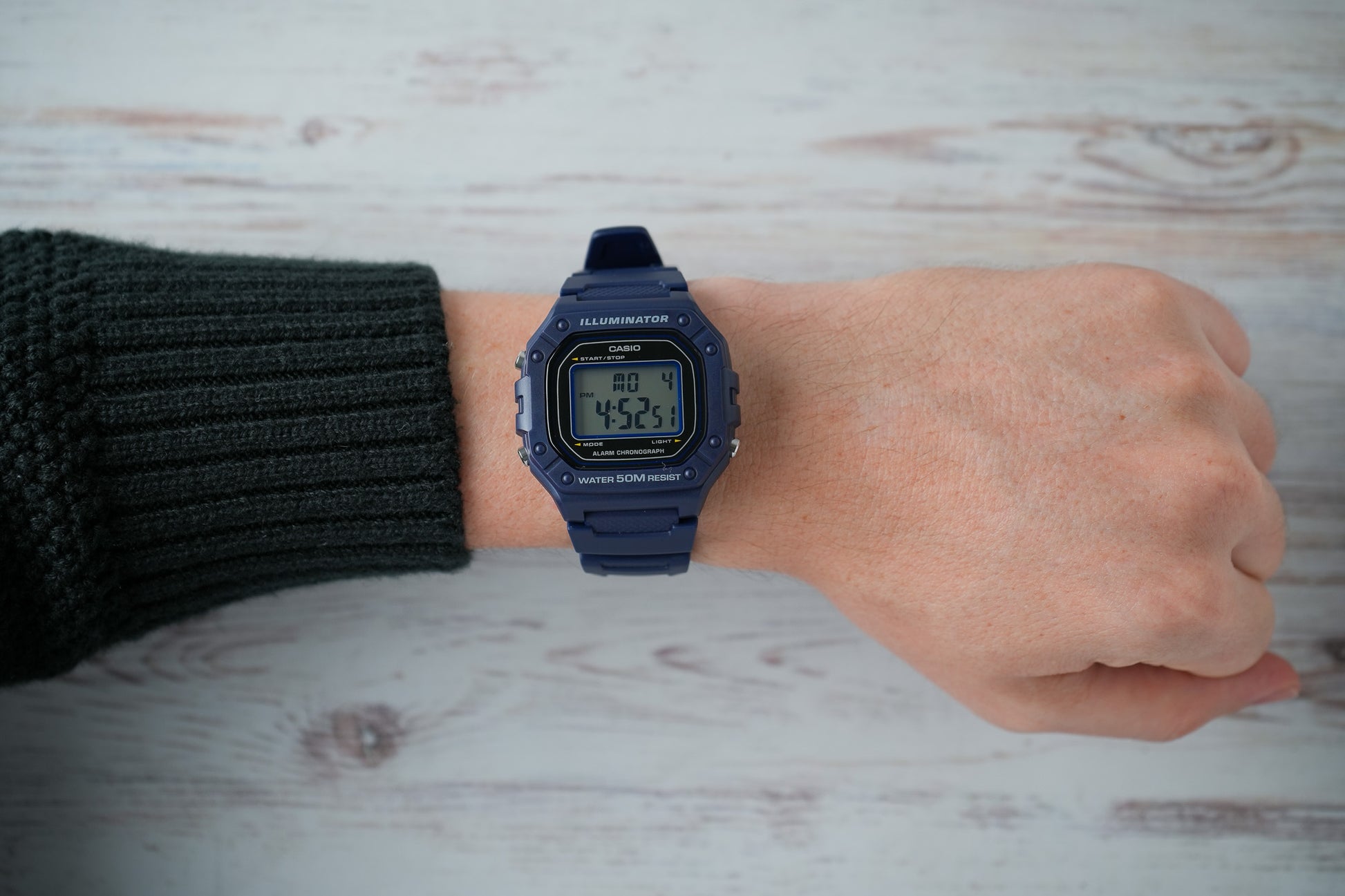 Reloj Casio Original Hombre Azul W-218H-2AV