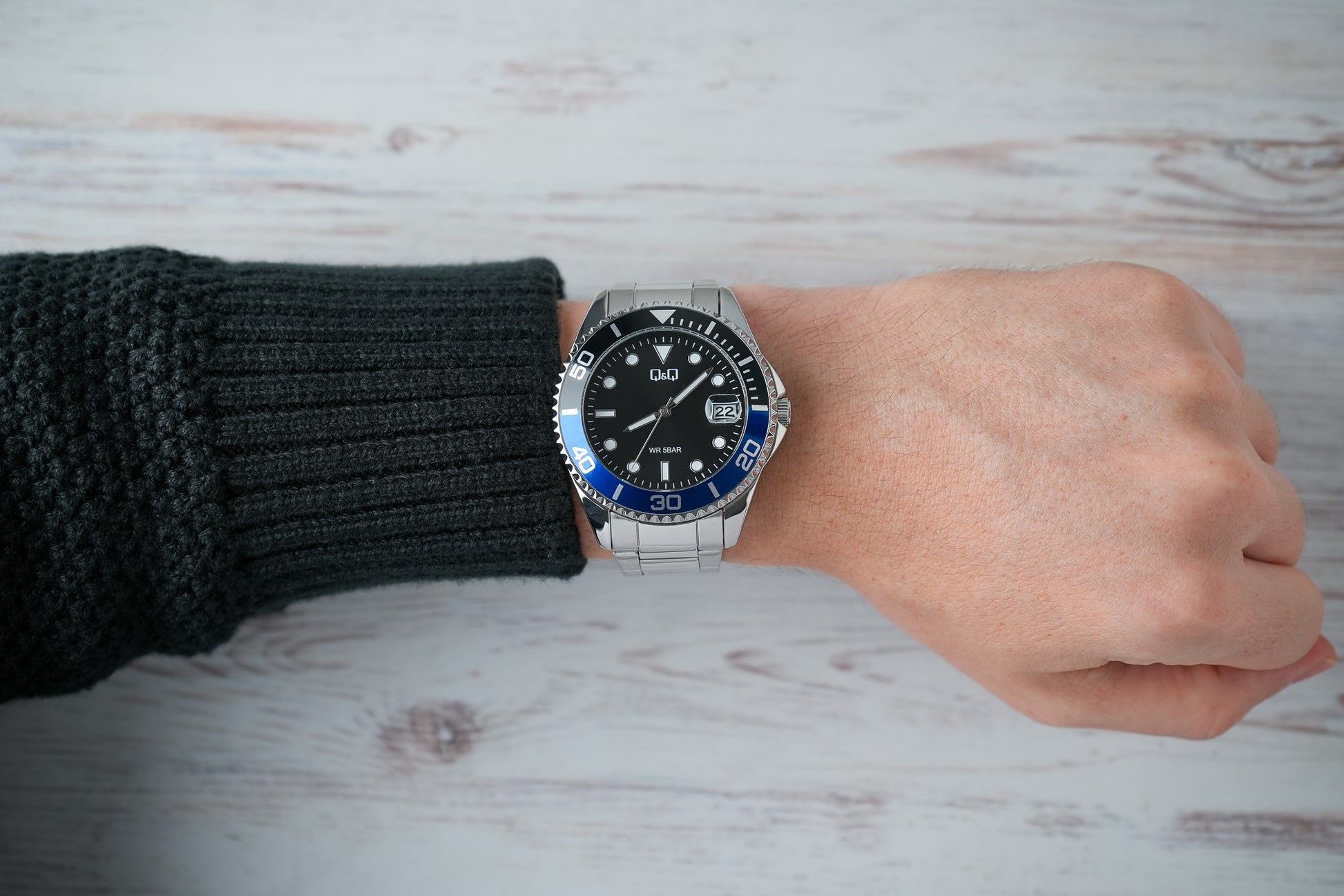 Reloj Q&Q Original Hombre Plateado A49A002Y