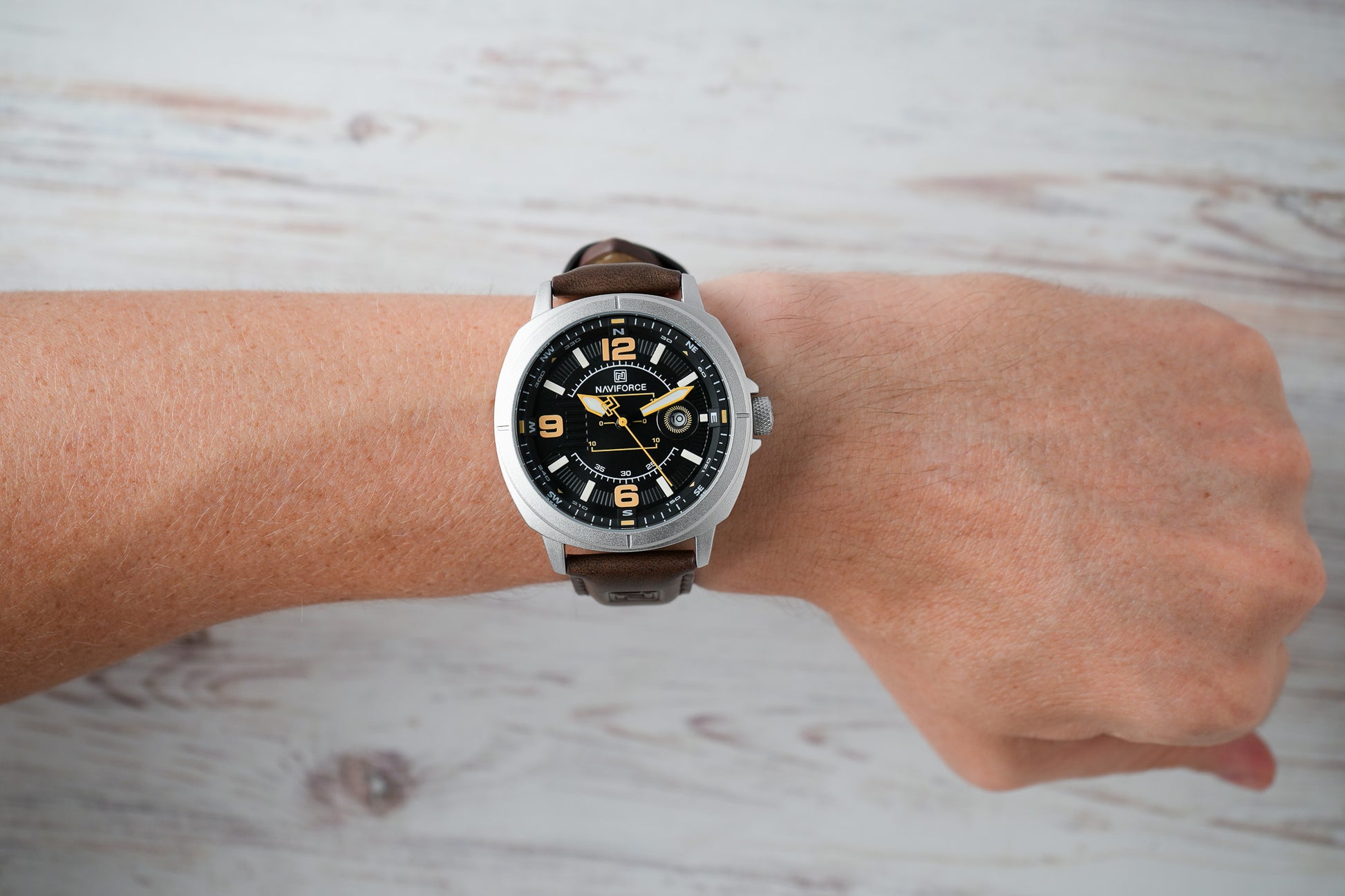 Reloj Naviforce Hombre Marrón NF8078-MAPL