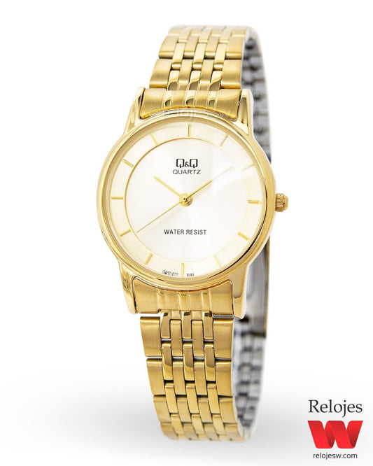 Reloj Q&Q Mujer Dorado QA57J010Y