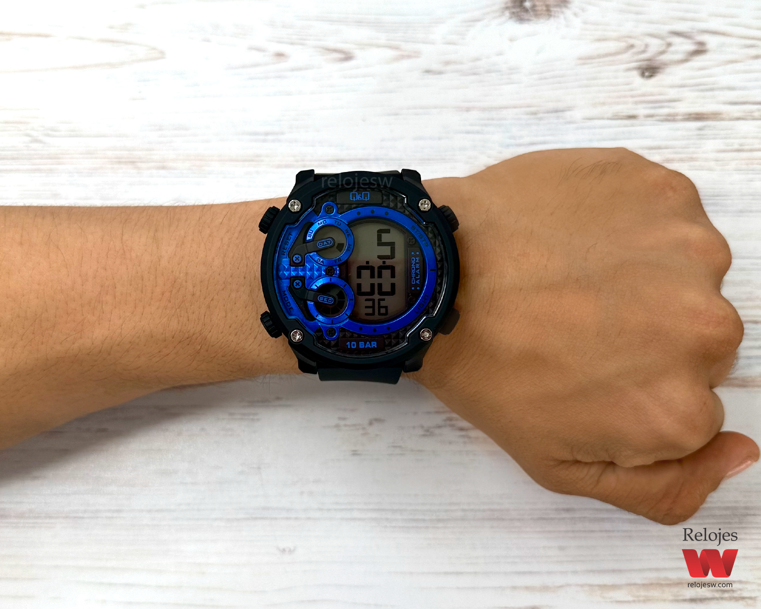 Como cambiar la hora discount en un reloj q&q