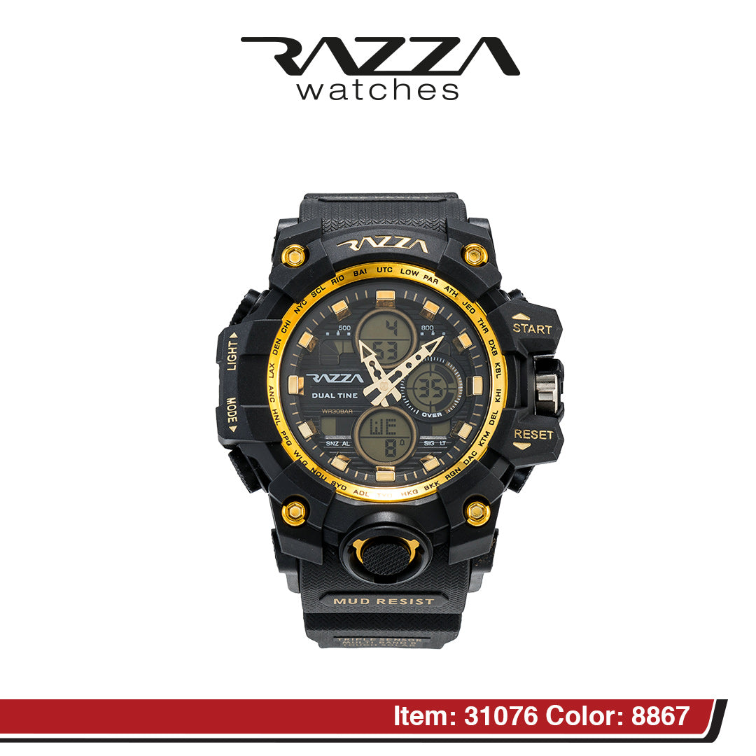 Reloj Razza Hombre RZW-31076 Negro Dorado