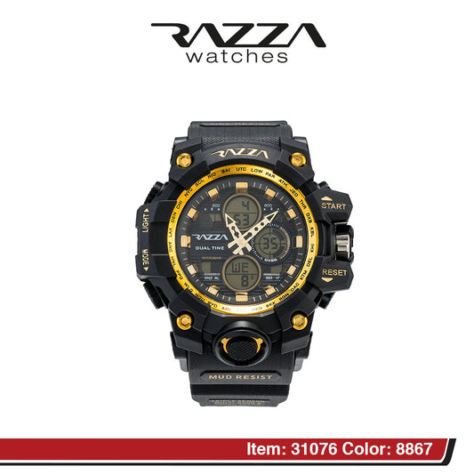 Reloj Razza Hombre RZW-31076 Negro Dorado
