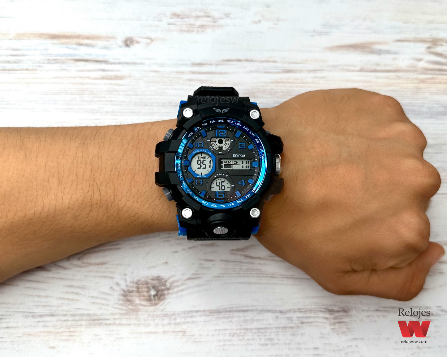 Reloj Kairos Hombre DM1618 Negro Azul