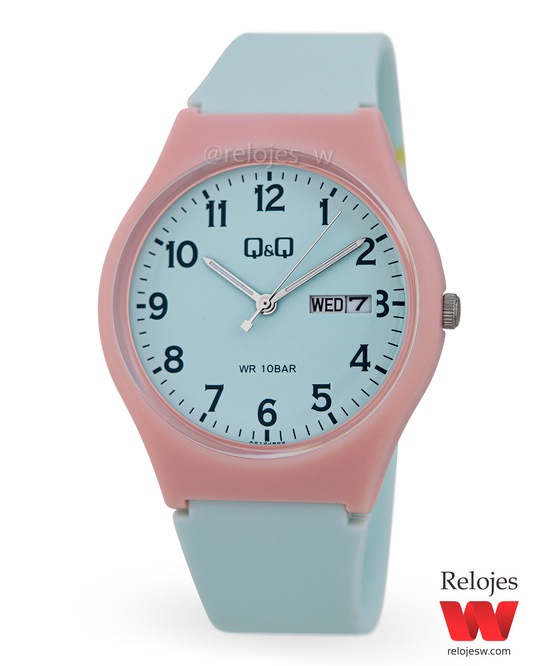 Reloj Q&Q Mujer Verde Pastel A212J803Y