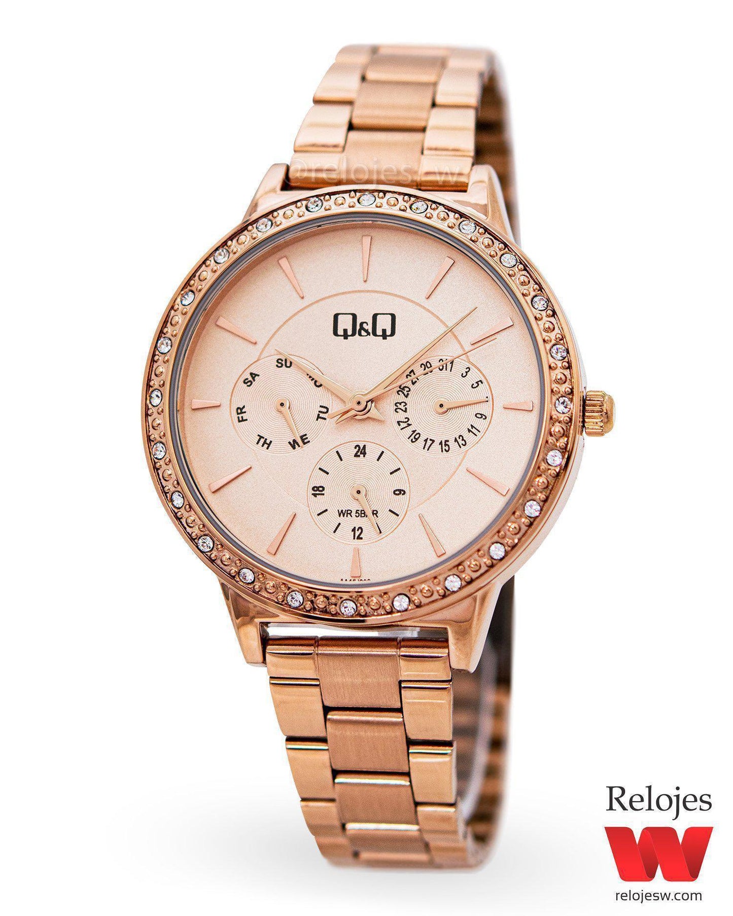 Reloj Q&Q Mujer AA45J002Y Oro Rosa