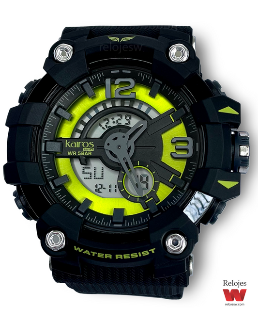 Reloj Kairos Hombre ADM1102-1 Negro