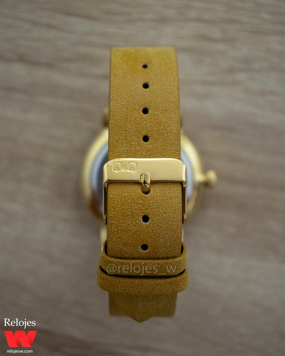 Reloj Q&Q Hombre QB74J502Y Mostaza Marrón