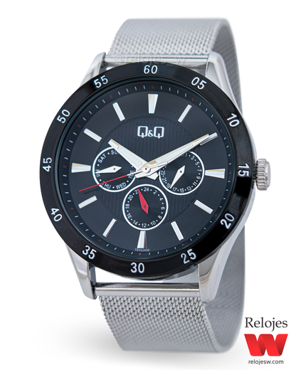 Reloj Q&Q Hombre CE02J432Y Plateado