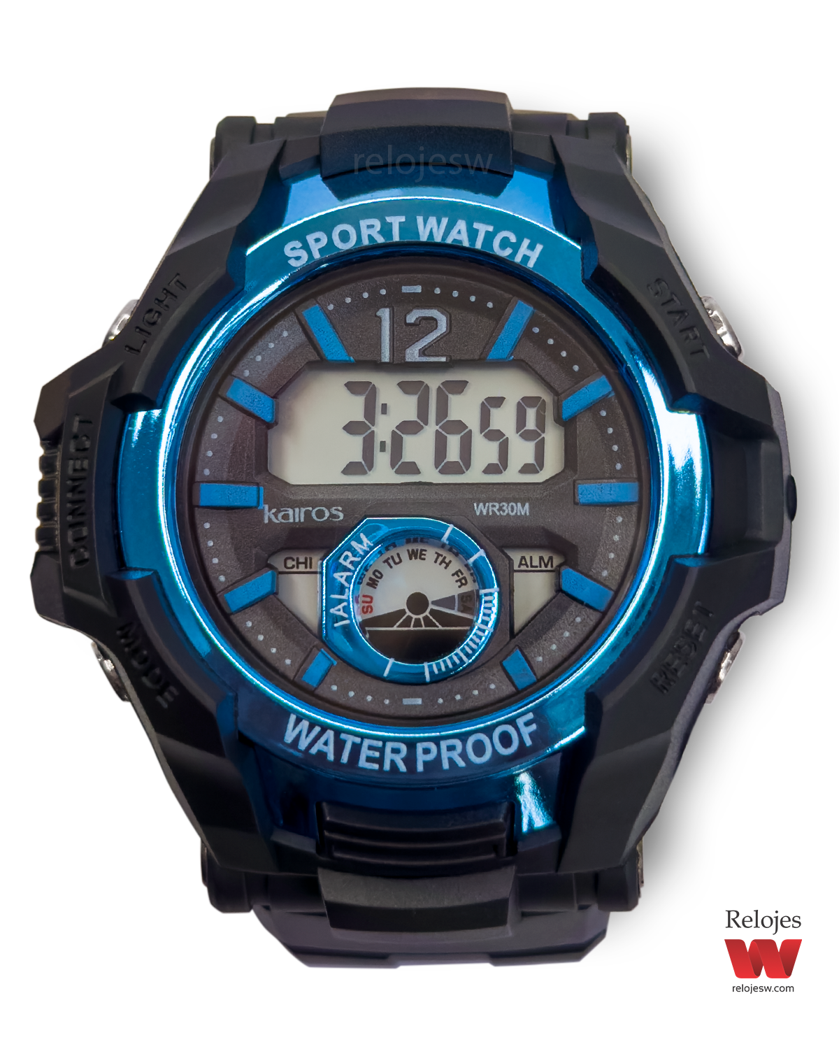 Reloj Kairos Hombre Negro Azul DM0606-NEAZ