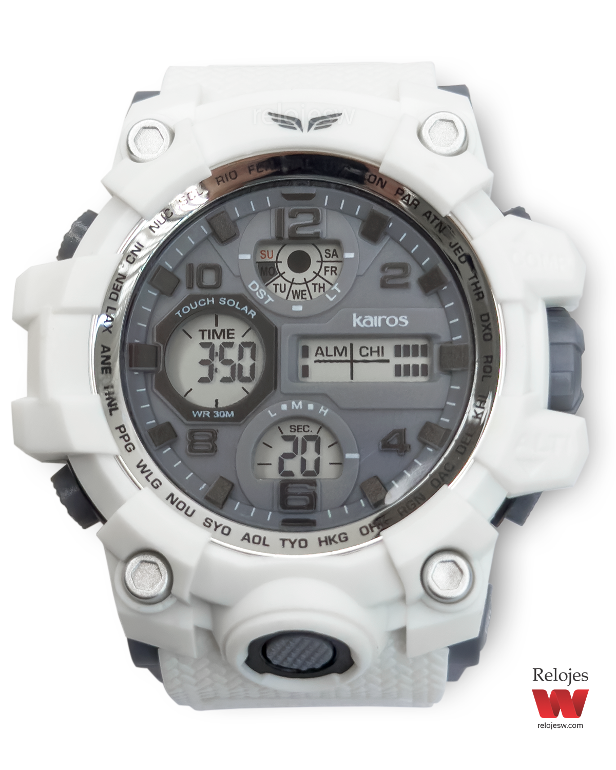 Reloj Kairos Hombre DM1618 Blanco Gris