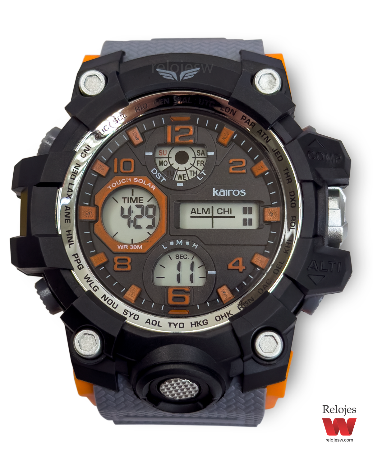 Reloj Kairos Hombre DM1618 Gris Negro