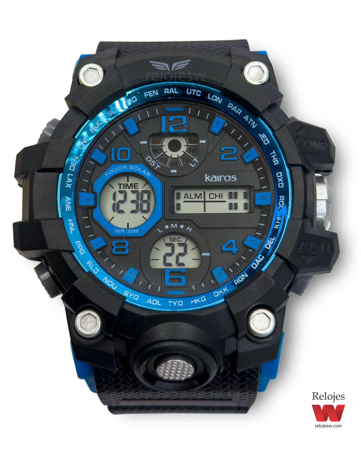 Reloj Kairos Hombre DM1618 Negro Azul