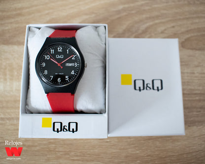 Reloj Q&Q Unisex Rojo negro A212J009Y