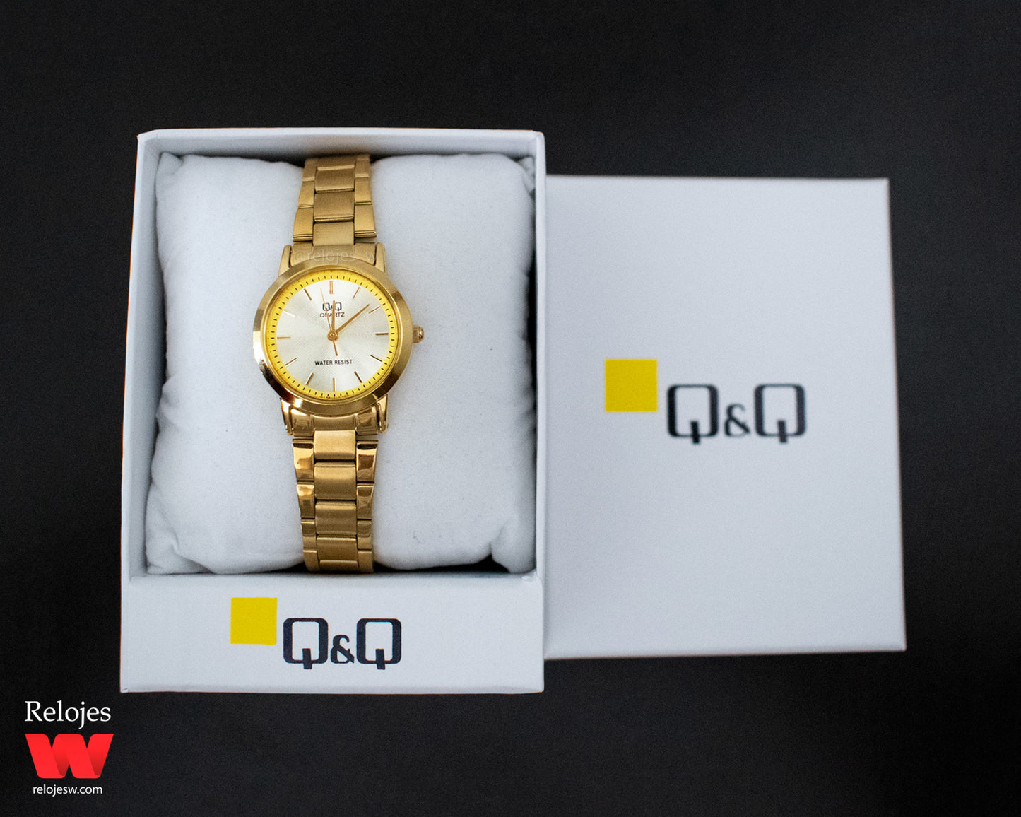 Reloj Q&Q Mujer Dorado QA39J010Y