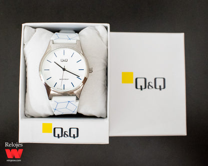 Reloj Q&Q Mujer QC10J321Y Blanco Plateado