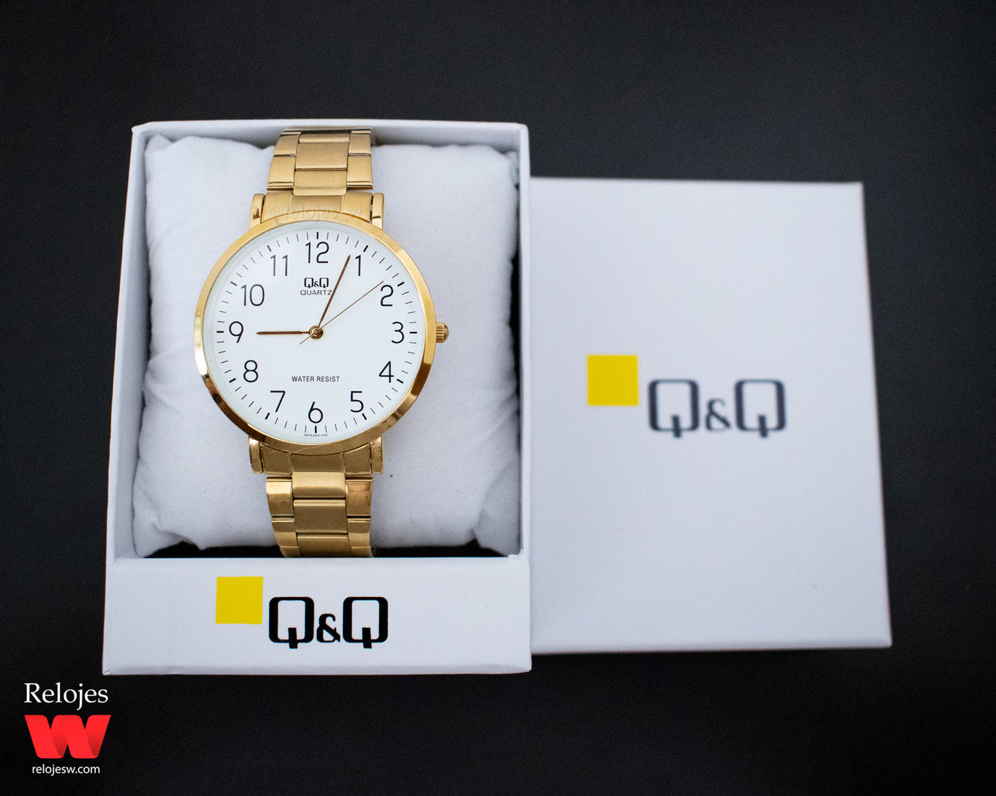 Reloj Q&Q Hombre Dorado Q978J004Y