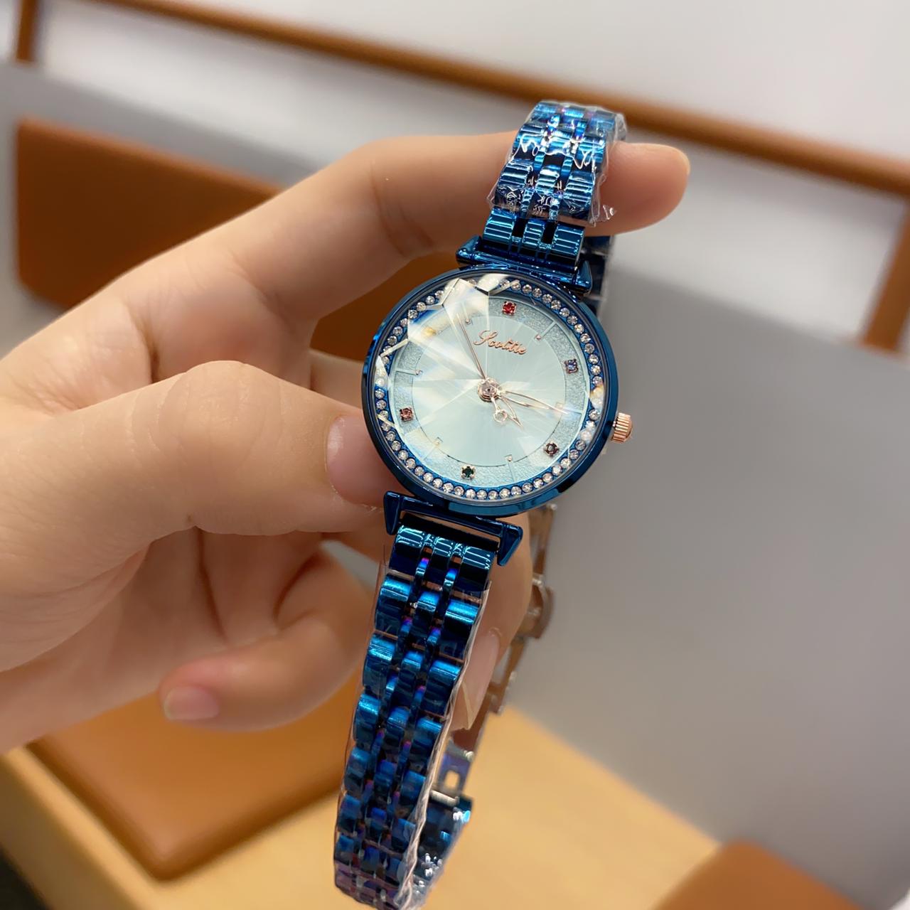 Reloj Scottie Mujer Gummy Azul Celeste