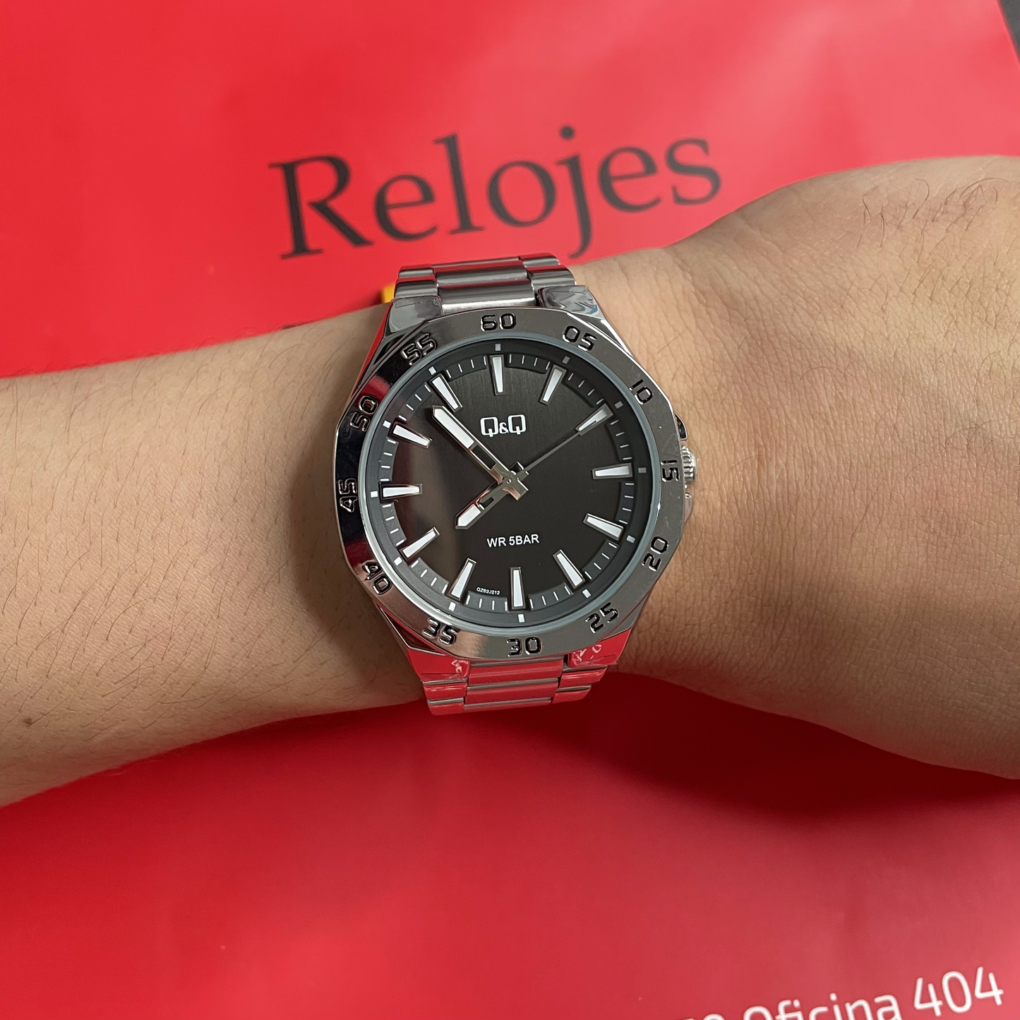 Reloj Q&Q Hombre QZ82J212Y Plateado