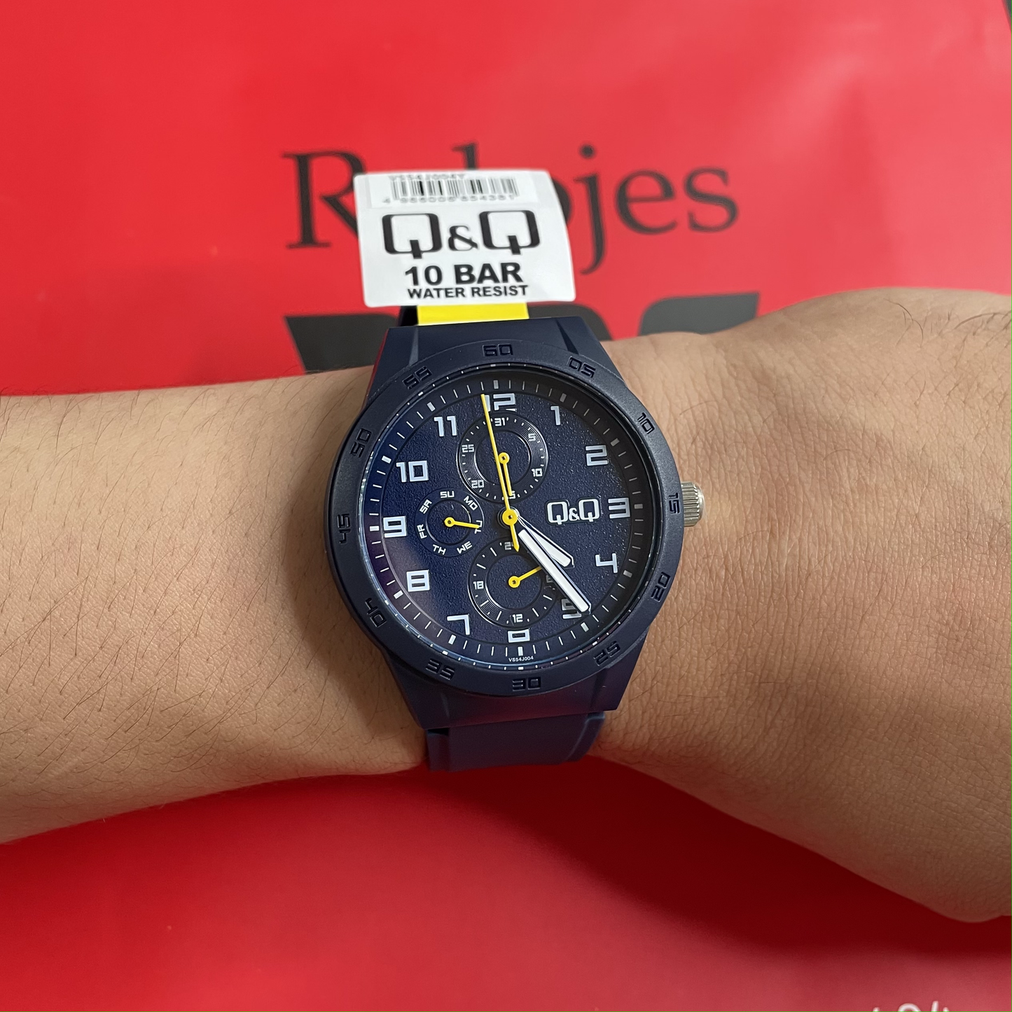 Reloj Q&Q Hombre VS54J004Y Azul